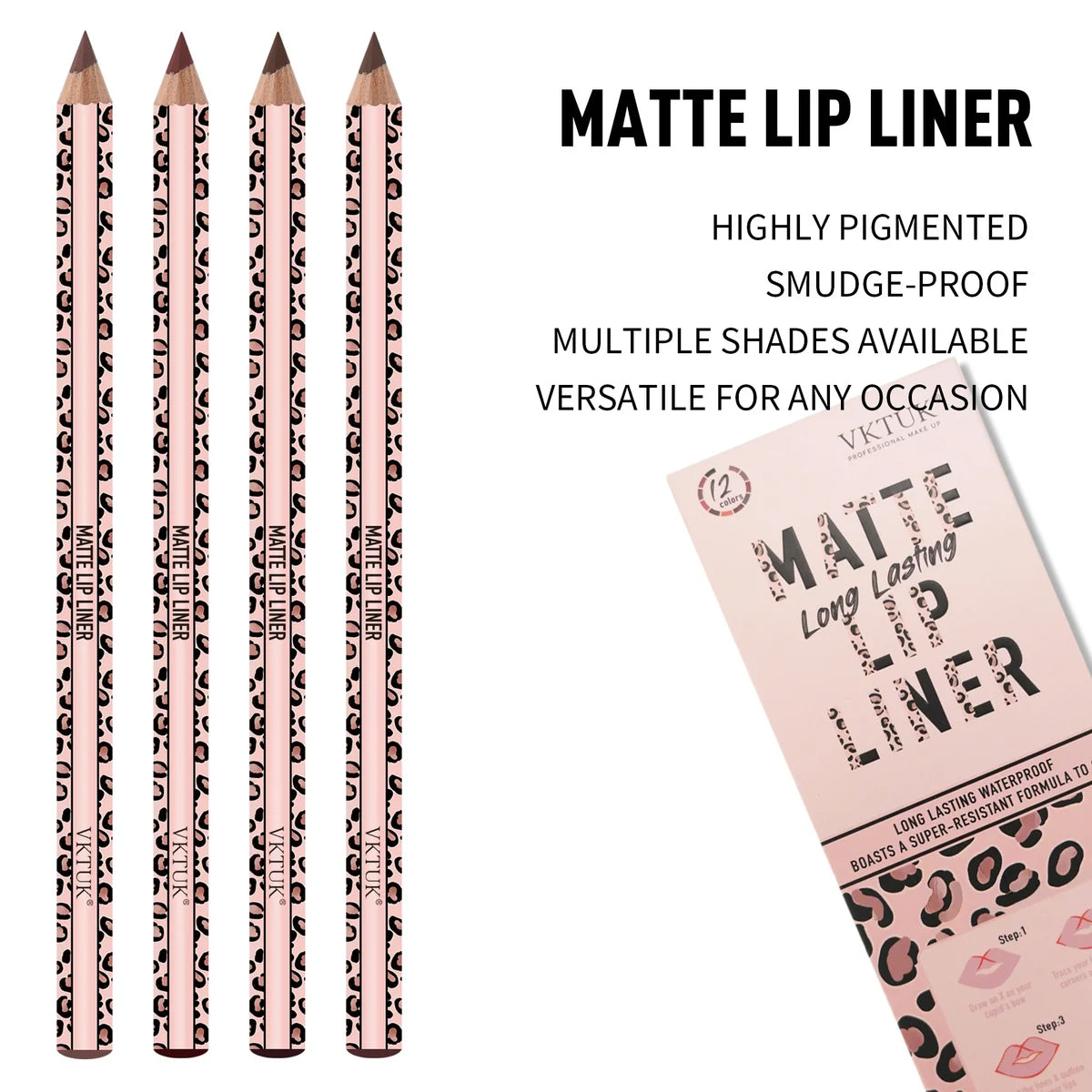 All-Day Matte Smudge-Proof Nude Lip Liner Set with True-Color Formula💄(🔥 Last Day Buy 1 Get 1 FREE)