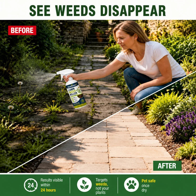 ⚡ [Easy and stress-free weeding in the garden] Herbicide for domestic use