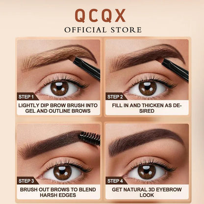 Last Day Buy 1 Get 1 FREE | Waterproof 3D Eyebrow Dye Cream for Fuller-Looking Brows in Minutes