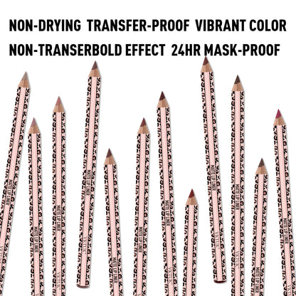 All-Day Matte Smudge-Proof Nude Lip Liner Set with True-Color Formula💄(🔥 Last Day Buy 1 Get 1 FREE)
