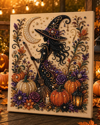 🔥 Last Day 49% OFF – 👻✨ Halloween Pearl Art DIY Kit – Turn Tiny Pearls into Spooky-Cute Magic (📦Buy 2 Free Shipping)