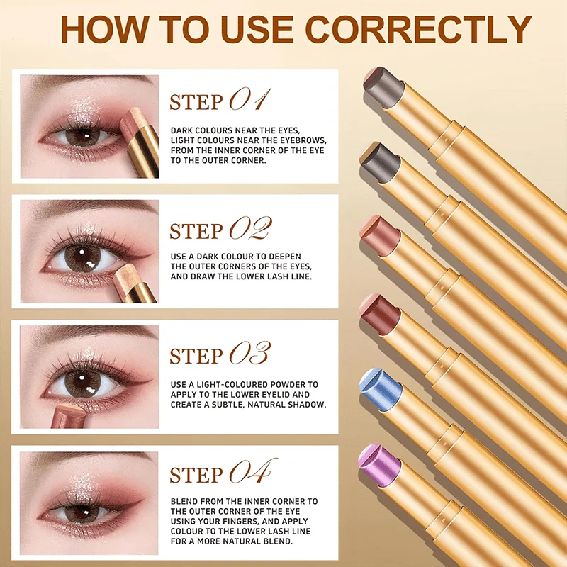 🔥Last Day Buy 1 Get 1 FREE🔥3 Color Eyeshadow Stick