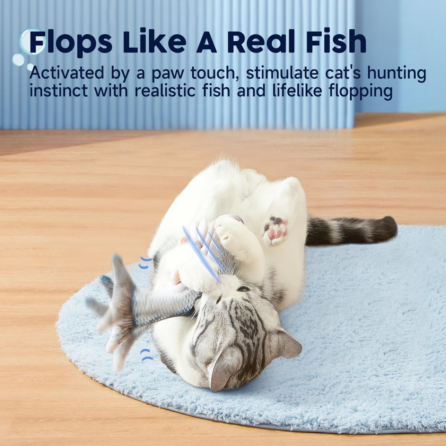 50% OFF Today Only — The Flopping Fish Cats Can’t Resist