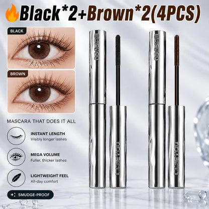Volumizing Lengthening Smudge-Proof Mascara with Nourishing Formula👁️✨(Buy 1 Get 1 Free)!