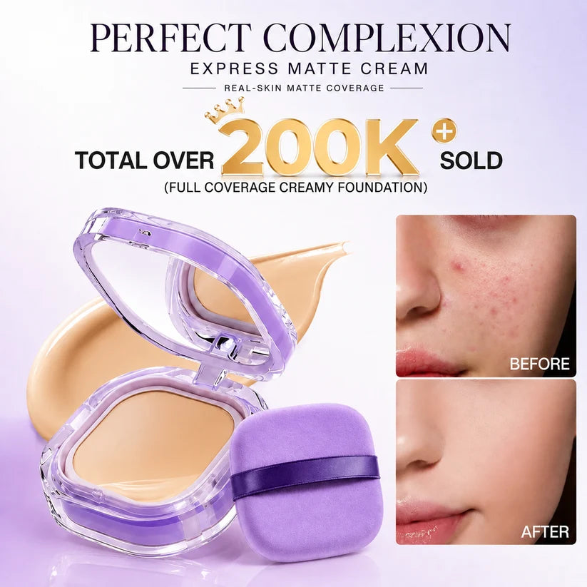🔥Final 3 Hours Buy 1 Get 1 FREE✨Perfect Complexion Express Matte Cream