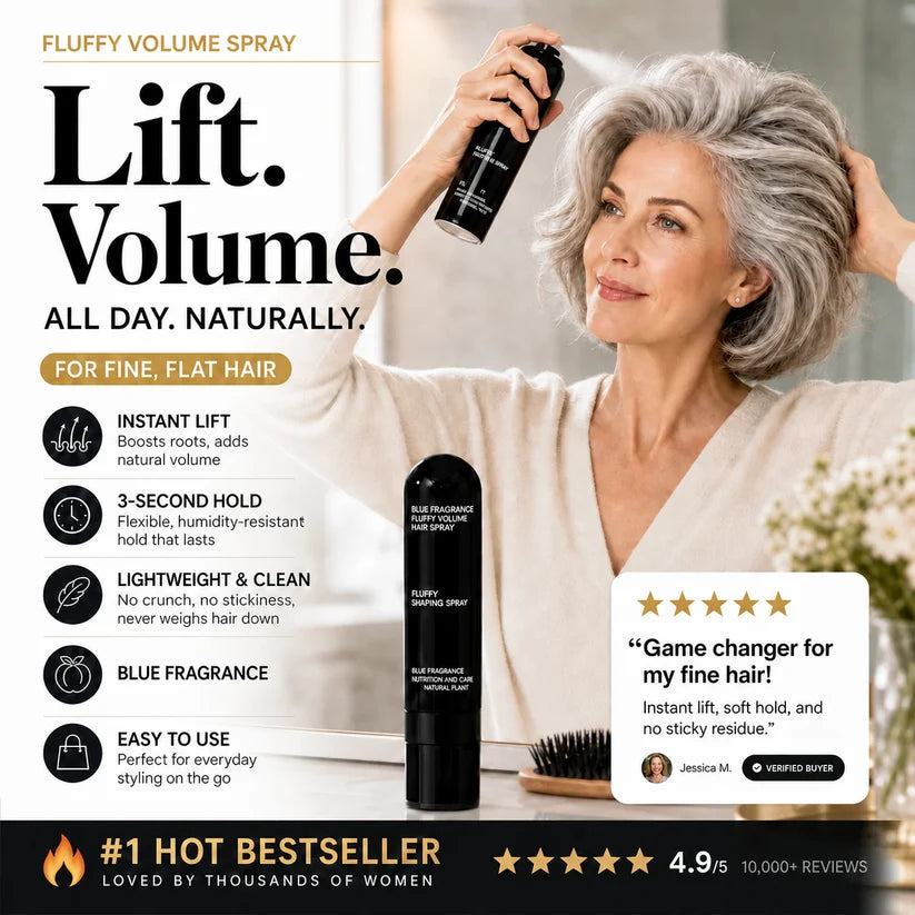 💁LAST DAY -BUY 2 GET 2 FREE-$8.74 EACH✨Fluffy Hair Shaping Spray, Long-Lasting Fragrance Volumizing Hairspray, All-Day Hold