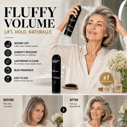 💁LAST DAY -BUY 2 GET 2 FREE-$8.74 EACH✨Fluffy Hair Shaping Spray, Long-Lasting Fragrance Volumizing Hairspray, All-Day Hold