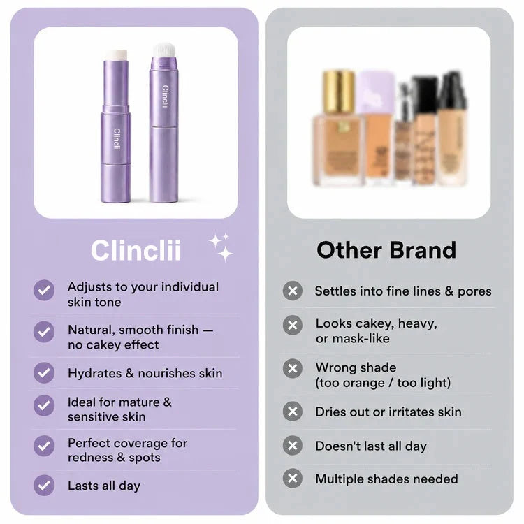 🔥LAST DAY: BUY 1 GET 1 FREE🌸Changing Foundation Stick – The stick that makes mature skin glow again
