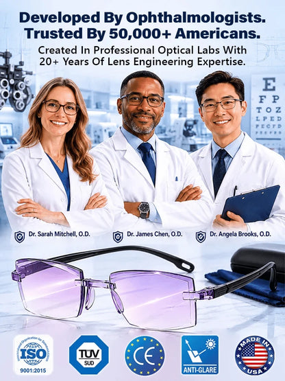 🔥Last Day BUY 1 GET 1 FREE EACH $9.49 ONLY🔥Smart Zoom Diamond-Cut Reading Glasses