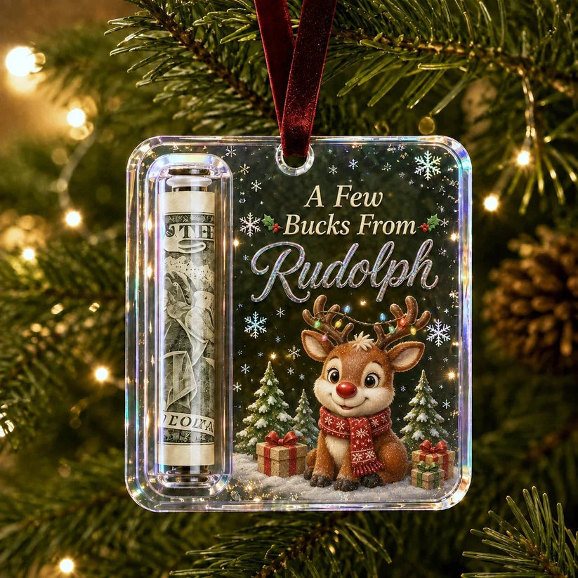 🔥LAST DAY 49% OFF 14 PCS- 🎄Christmas Cash Gift Ornament- Make Cash Feel Like A Real Christmas Gift💵