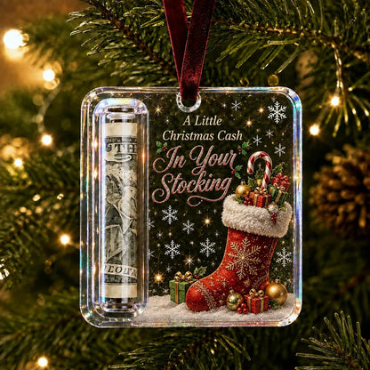 🔥LAST DAY 49% OFF 14 PCS- 🎄Christmas Cash Gift Ornament- Make Cash Feel Like A Real Christmas Gift💵
