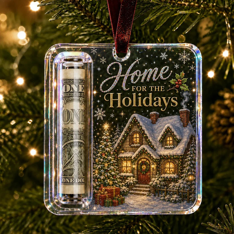 🔥LAST DAY 49% OFF 14 PCS- 🎄Christmas Cash Gift Ornament- Make Cash Feel Like A Real Christmas Gift💵