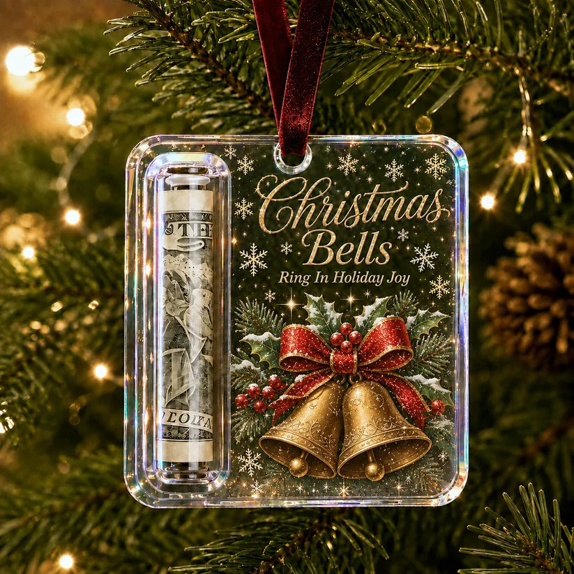 🔥LAST DAY 49% OFF 14 PCS- 🎄Christmas Cash Gift Ornament- Make Cash Feel Like A Real Christmas Gift💵