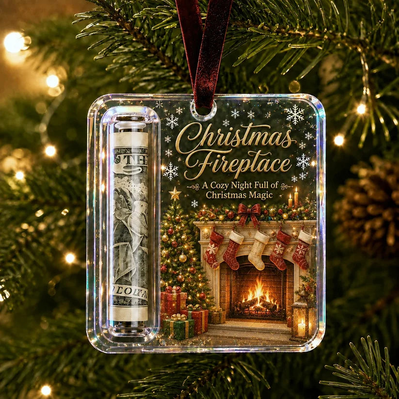 🔥LAST DAY 49% OFF 14 PCS- 🎄Christmas Cash Gift Ornament- Make Cash Feel Like A Real Christmas Gift💵