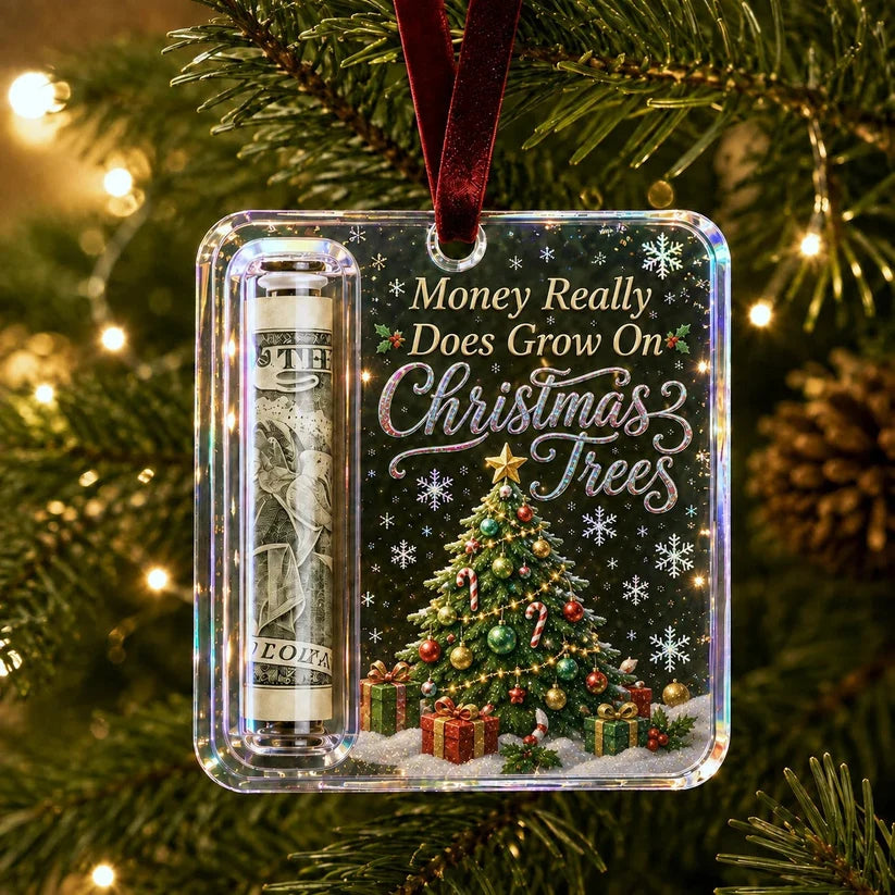 🔥LAST DAY 49% OFF 14 PCS- 🎄Christmas Cash Gift Ornament- Make Cash Feel Like A Real Christmas Gift💵