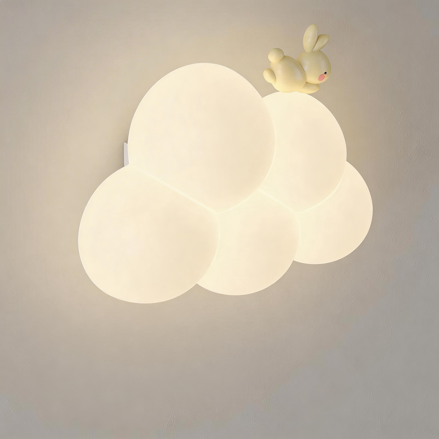 The Guardian of Sweet Dreams: Full-Spectrum Cloud Wall Lamp