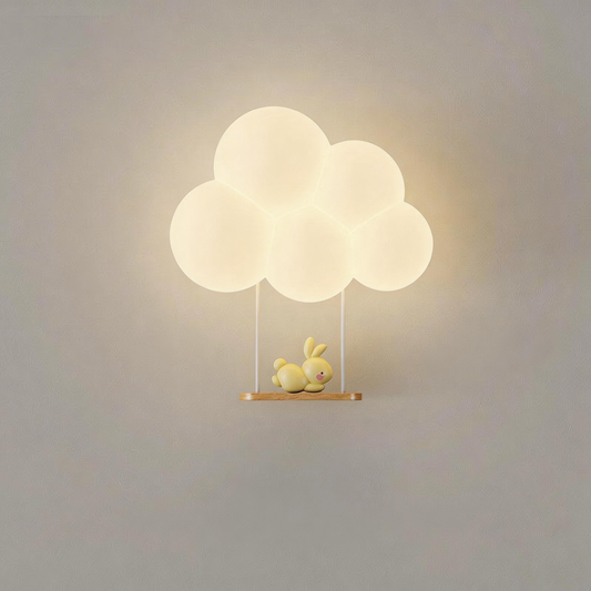 The Guardian of Sweet Dreams: Full-Spectrum Cloud Wall Lamp
