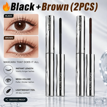 Volumizing Lengthening Smudge-Proof Mascara with Nourishing Formula👁️✨(Buy 1 Get 1 Free)!