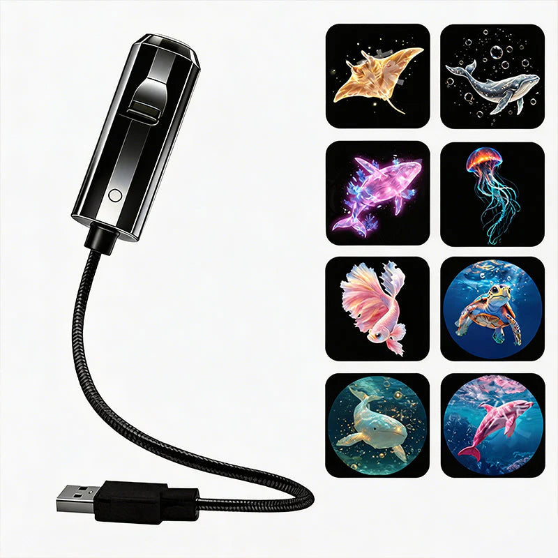 💡Belomontor® Plug-and-Play HD Galaxy & Ocean Projector Night Light🥳50,000+ Happy Users