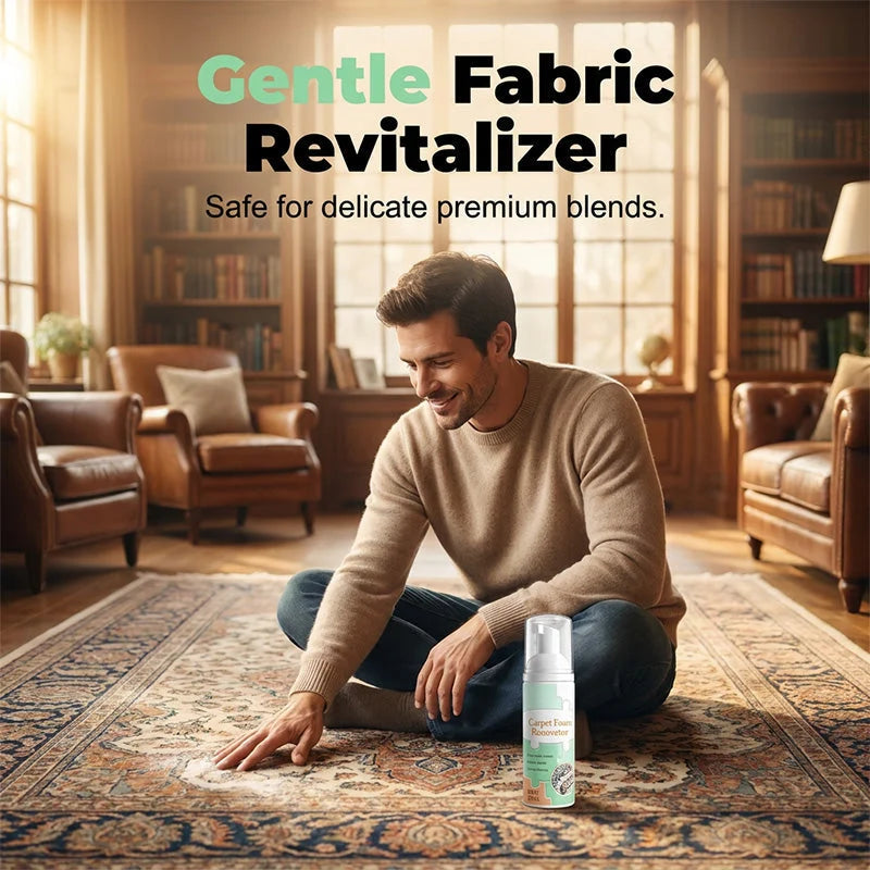 🔥Limited Time Promotion 50% OFF🔥Waterless Carpet Foam Stain Remover with Towel