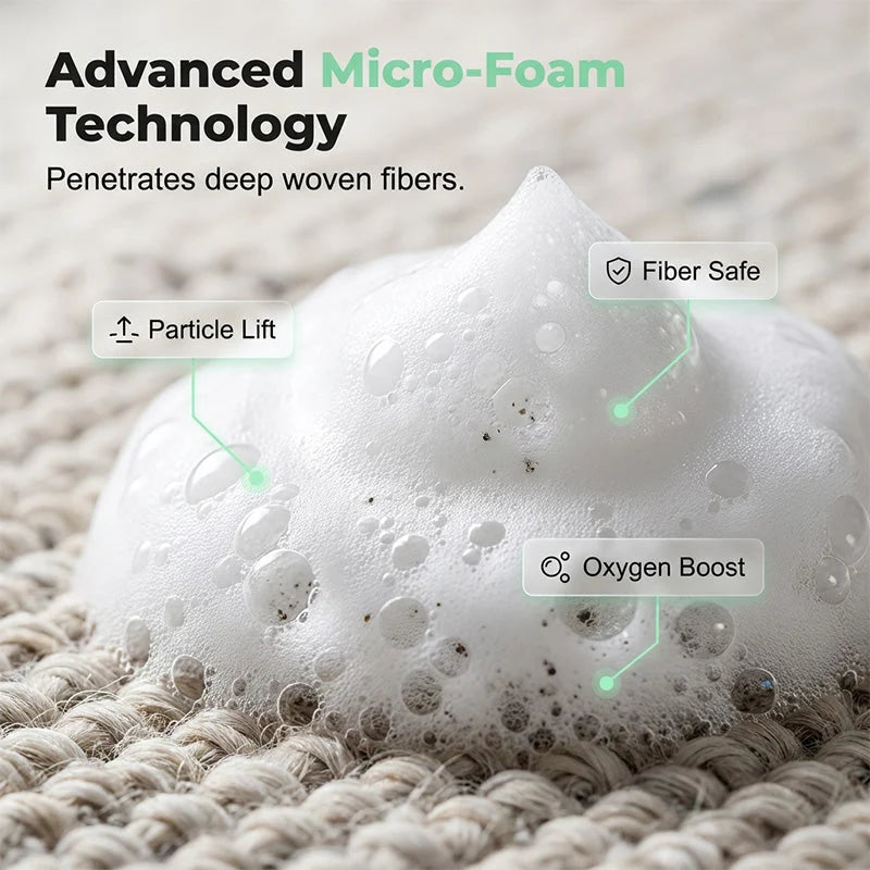 🔥Limited Time Promotion 50% OFF🔥Waterless Carpet Foam Stain Remover with Towel