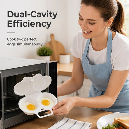 🔥Last Day Buy 1 Get 1 FREE🔥Microwave Egg Poacher with Lid & Handle