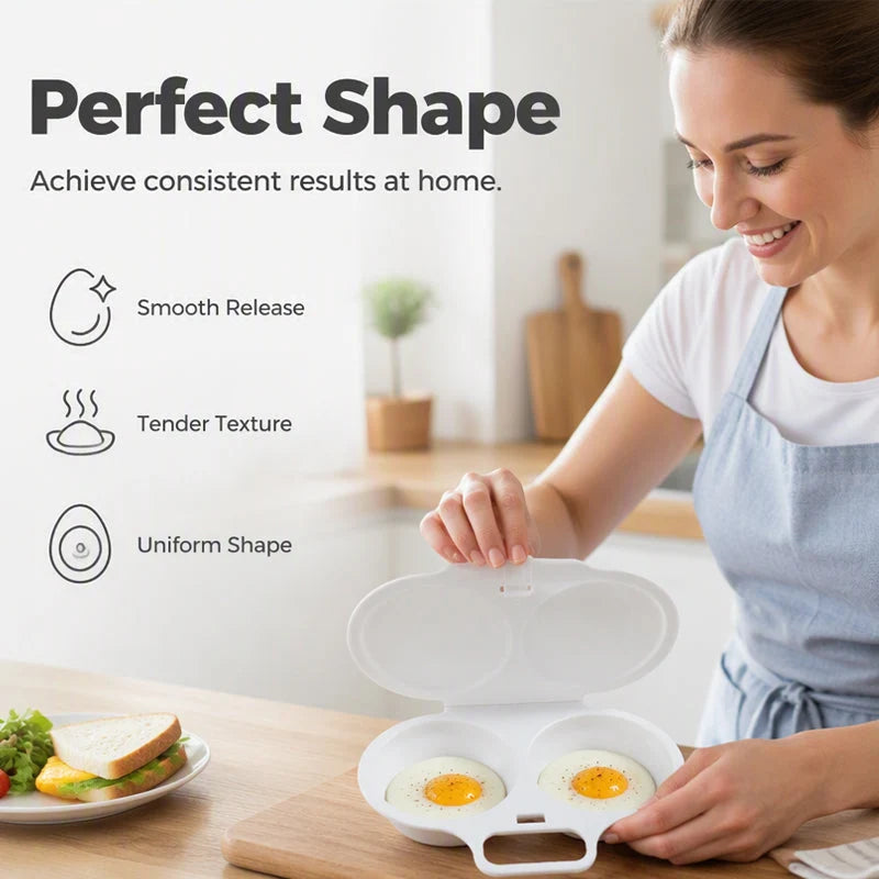 🔥Last Day Buy 1 Get 1 FREE🔥Microwave Egg Poacher with Lid & Handle